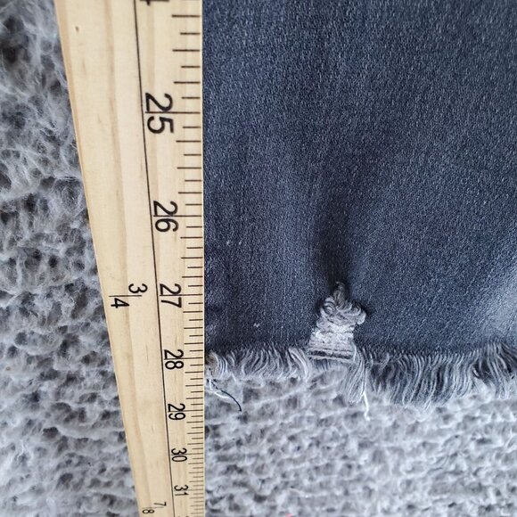 Kancan Jeans Womens 32 Gray High Rise Skinny Bleach Splatter Stretch Design - Picture 7 of 11